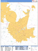 Rocky Mount Digital Map Basic Style